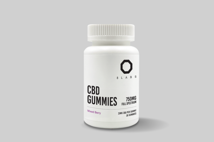 Full Spectrum Mixed Berry Organic CBD Gummies (30 Count)