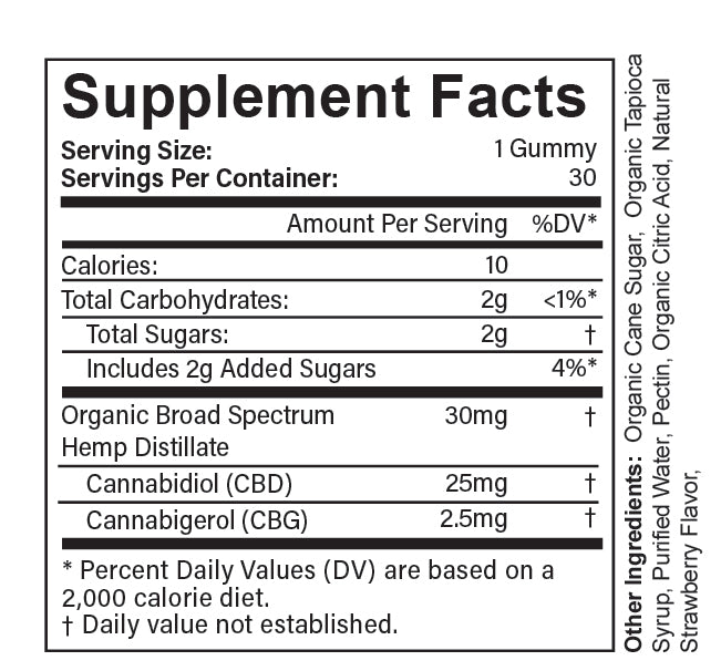 **NEW** Full Spectrum Organic CBD Gummies (30 Count) | 8LABS CBD