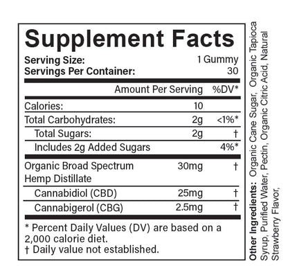 **NEW** Full Spectrum Organic CBD Gummies (30 Count) | 8LABS CBD